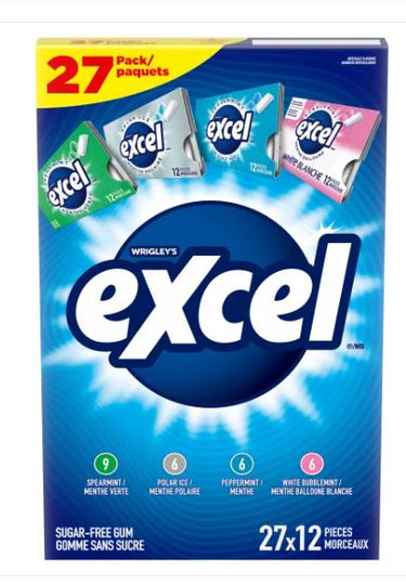 Wrigley's Excel Gum Variety Pack - 1 x 685 Grams